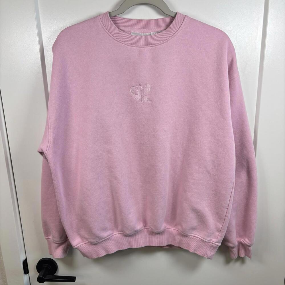 Olivia Rodrigo GUTS Pink Oversized Sweatshirt Size XS Cotton On Tour Merch